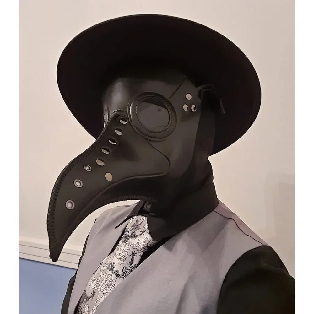 Black Plague Halloween or BDSM Doctor Mask